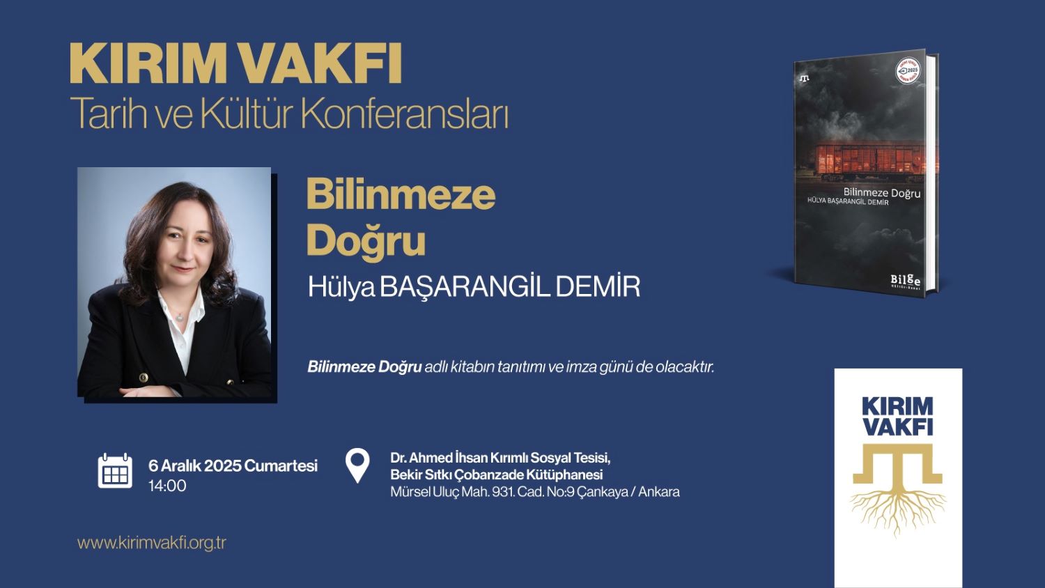 “Bilinmeze Doğru” Adlı Konferansa Davetlisiniz